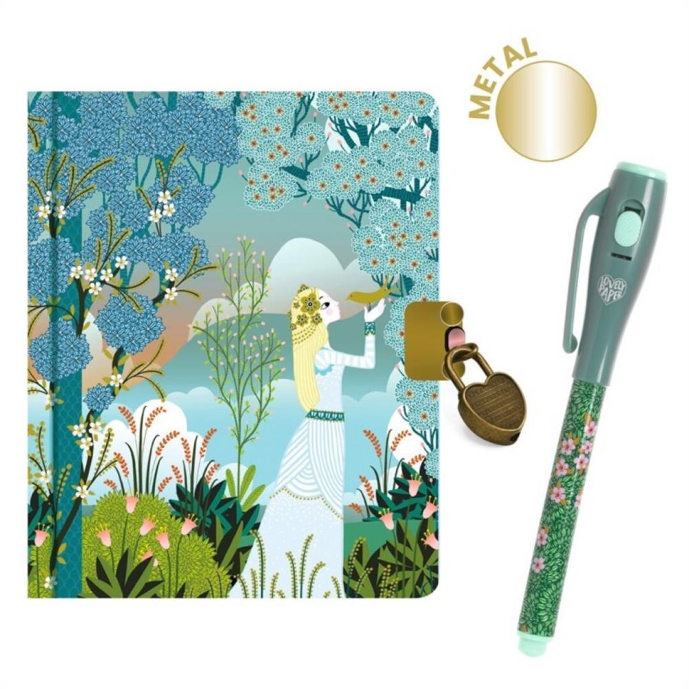 Peq. cuaderno secreto Charlotte + rotulador