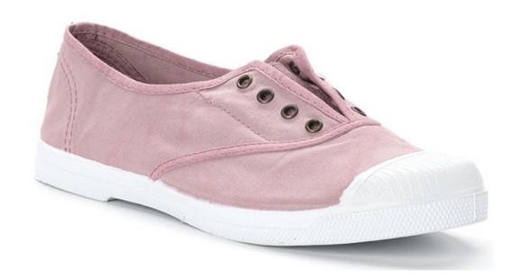 Zapatilla lona rosa